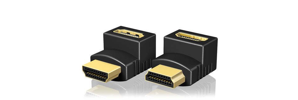 HDMI Adapter IcyBox HDMI Typ A -> HDMI Typ A St/Bu 90° (b)