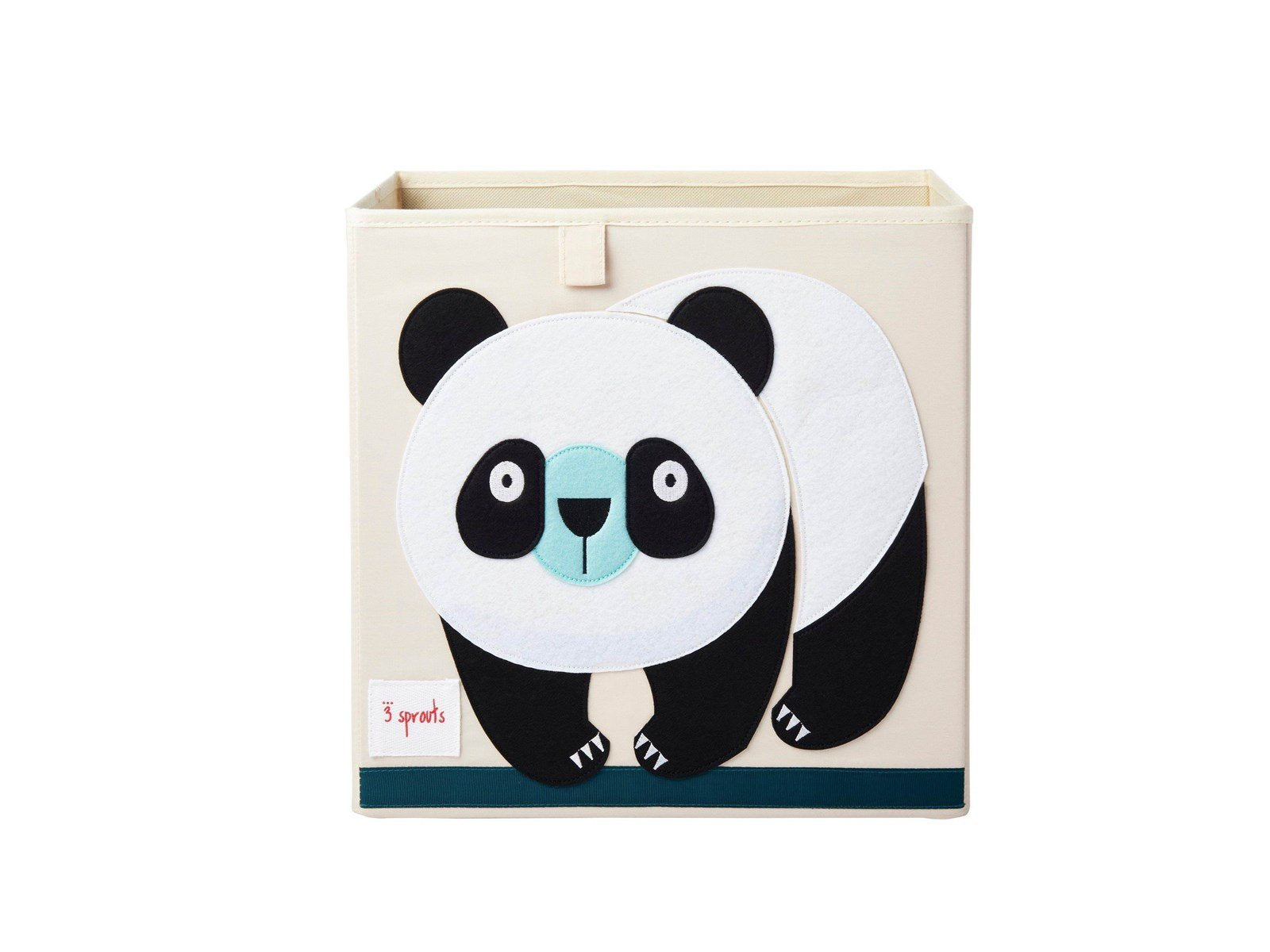 3 Sprouts Storage Box - Black & White Panda