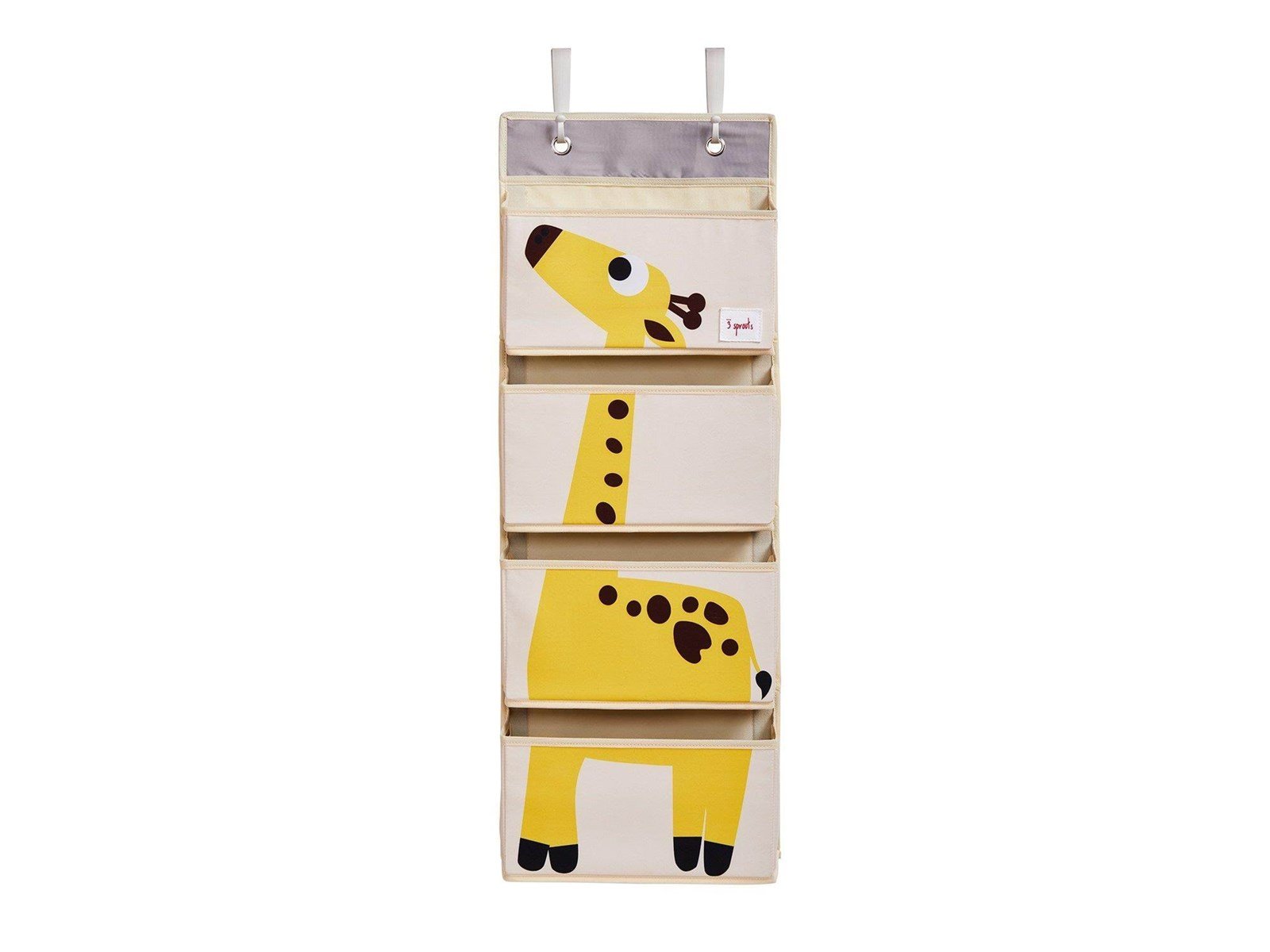 3 Sprouts Hanging Wall Organizer - Yellow Giraffe