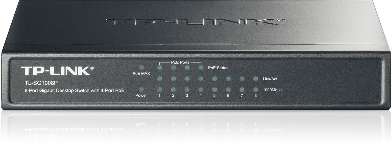 TP-LINK TL-SG1008P 8-Port Gigabit PoE Switch