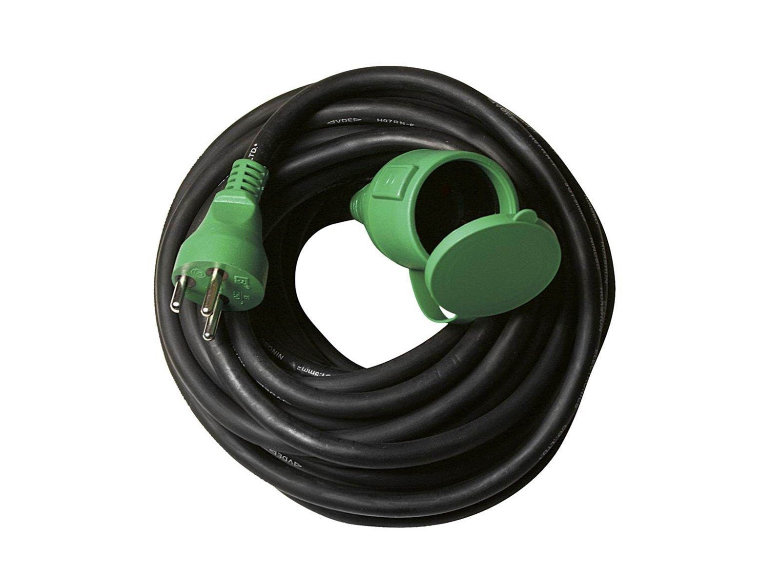 Blue Electric Cable set with ground - 10 M