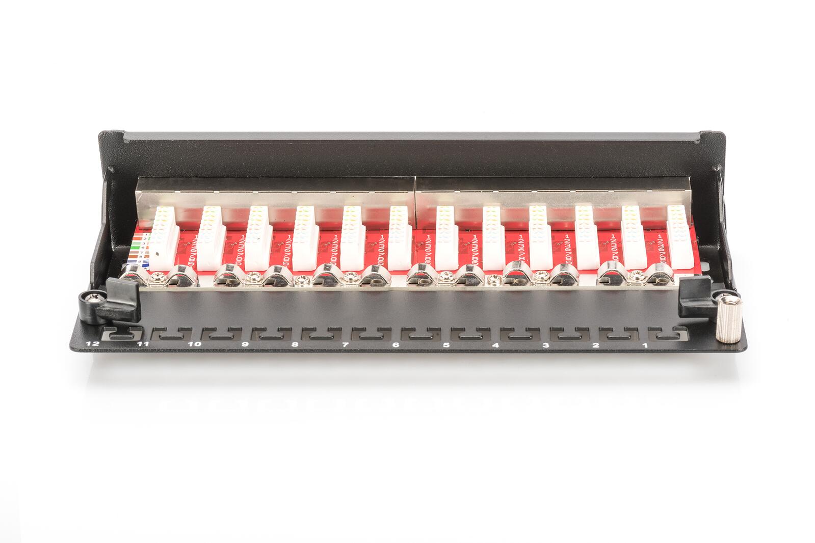 DIGITUS Desktop CAT 6A Patch Panel 12-port