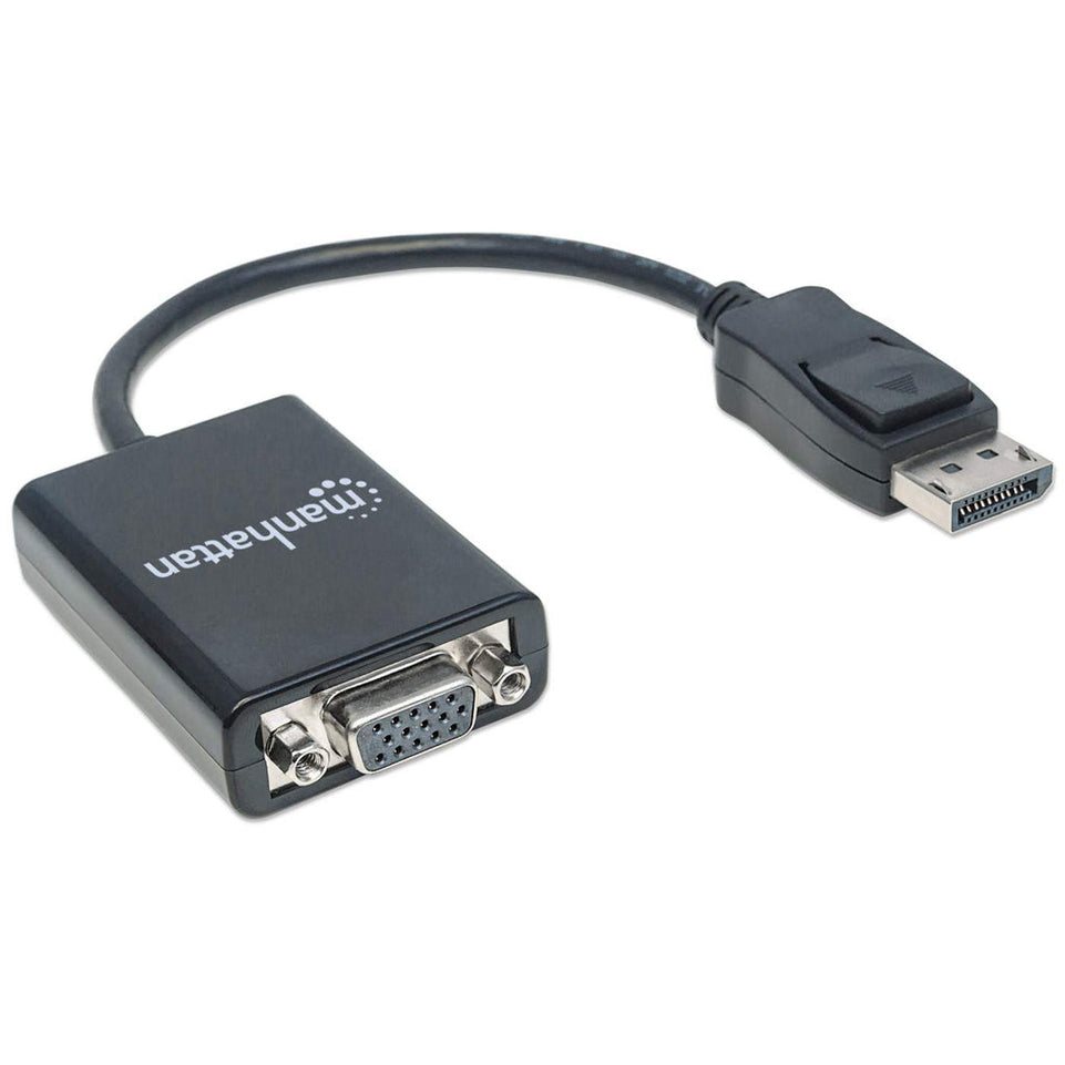 MANHATTAN DisplayPort Adapter St/Bu DP->HD15, schwarz