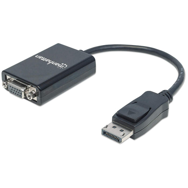 MANHATTAN DisplayPort Adapter St/Bu DP->HD15, schwarz