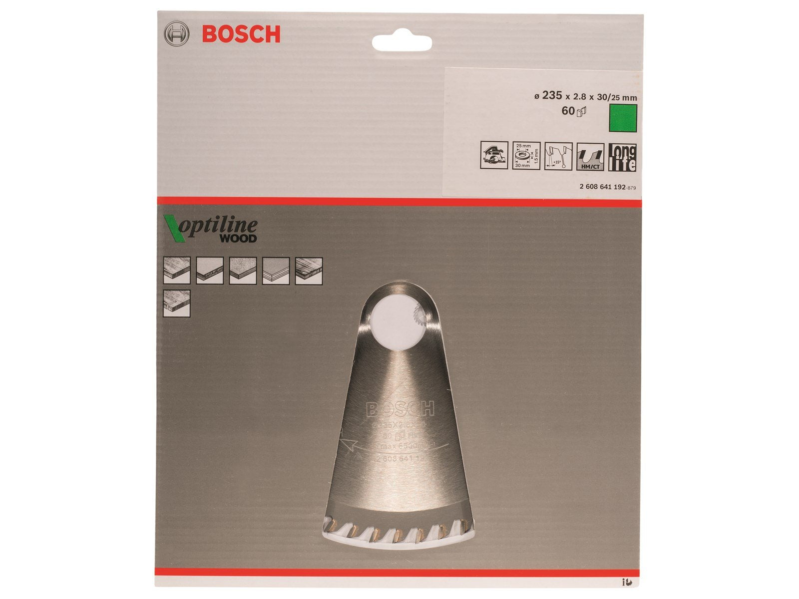 Bosch Optiline Wood rundsavsklinge