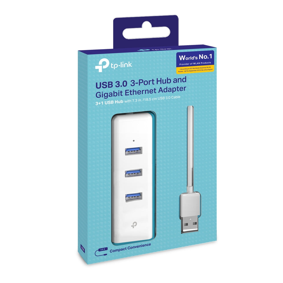 TP-Link Adapter 3port USB 3.0 > Gigabit Ethernet