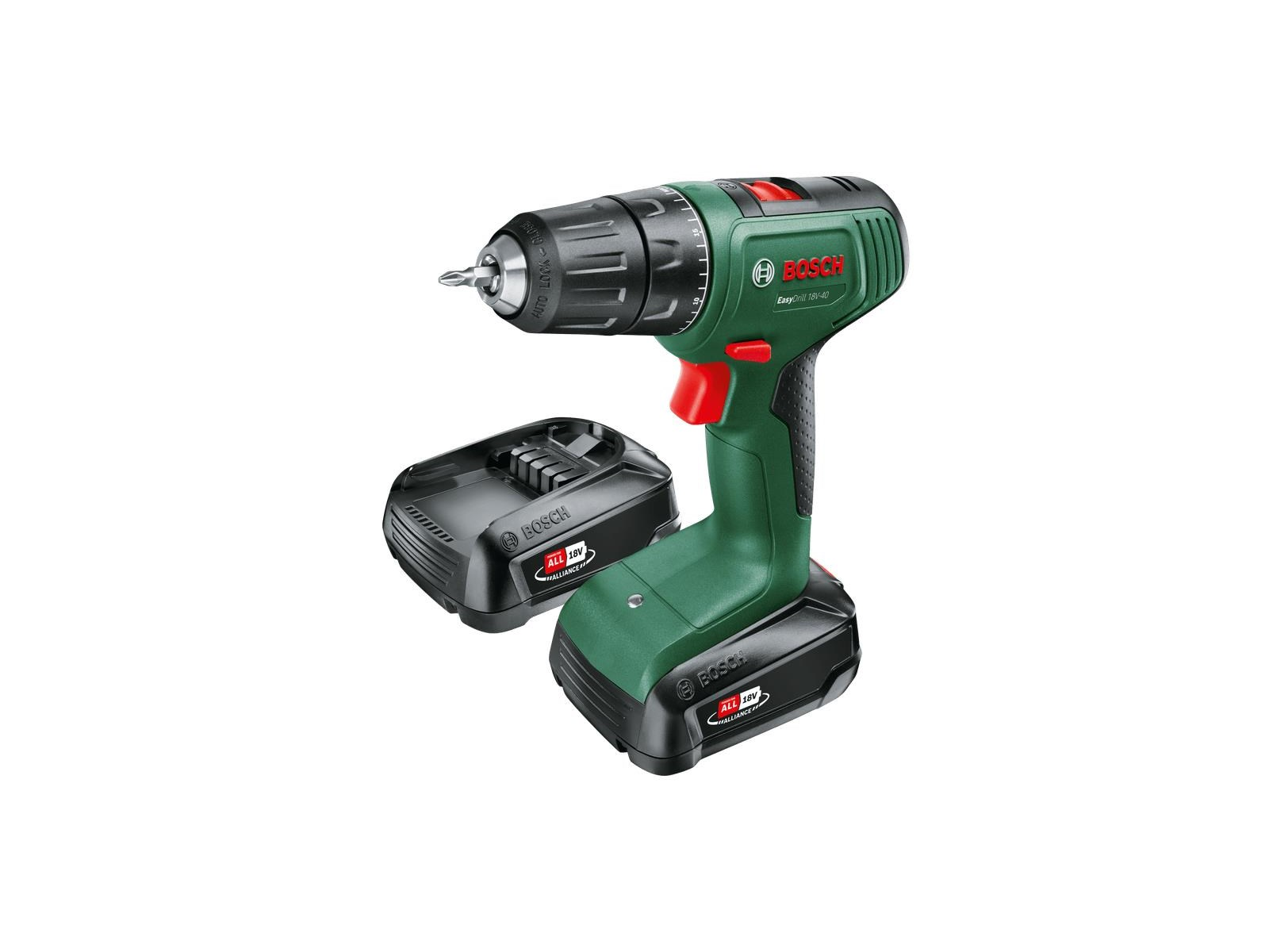 Bosch Easy Drill 18V-40 Cordless Drill Driver (2X1.5AH)