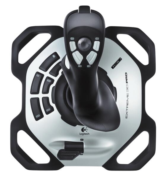 Logitech Extreme 3D Pro Joystick, 12 Tasten, kabelgebunden