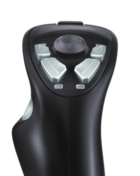 Logitech Extreme 3D Pro Joystick, 12 Tasten, kabelgebunden