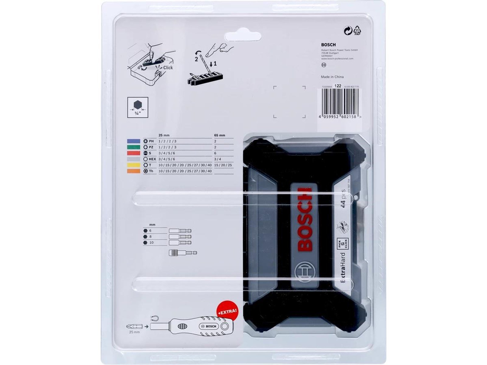 Bosch Bit Set w/ handle 45 pcs.