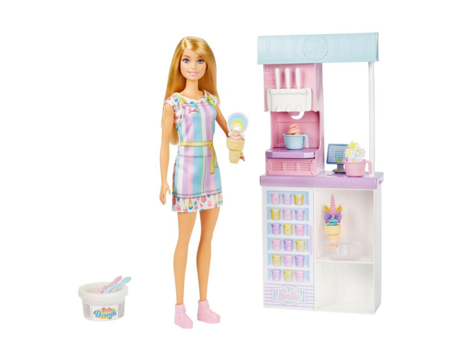 Barbie Ice Cream Shopkeeper Playset