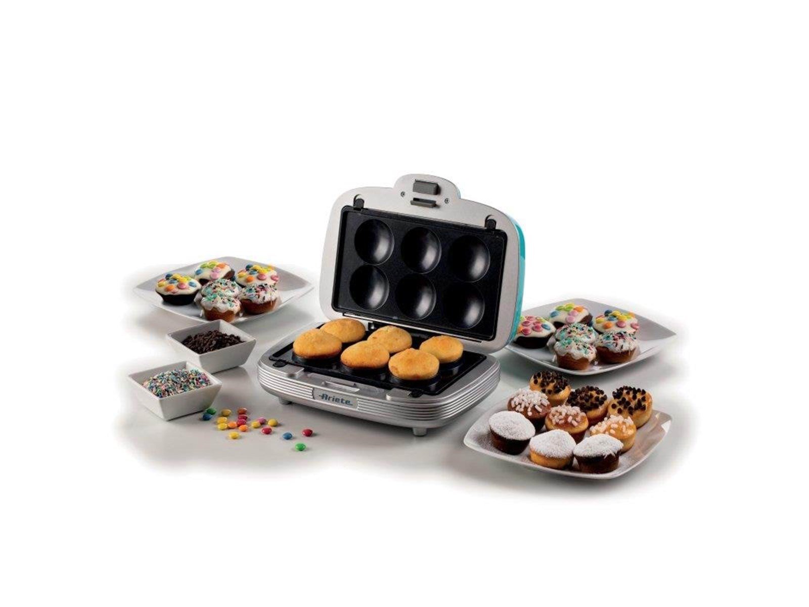 Ariete Toaster Party Time 3-in-1 Sandwich & Cookies Blue