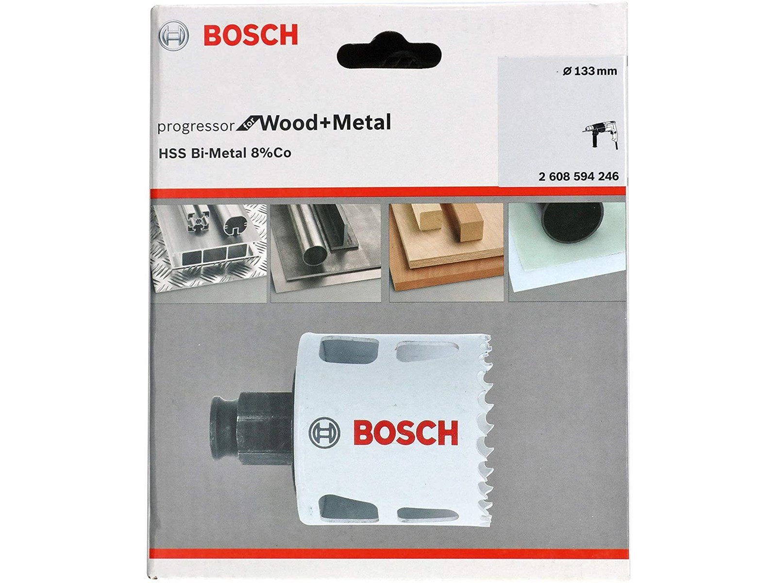 Bosch Hole saw HSS-BIM Powerchange 133 mm