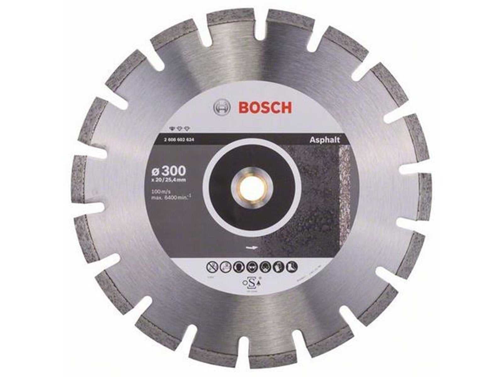 Bosch Diamond Cutting Disc for Asphalt 300 mm