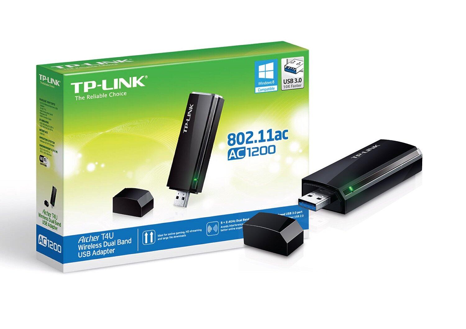 TP-LINK Archer T4U AC1200 Dualband WLAN USB-Adapter