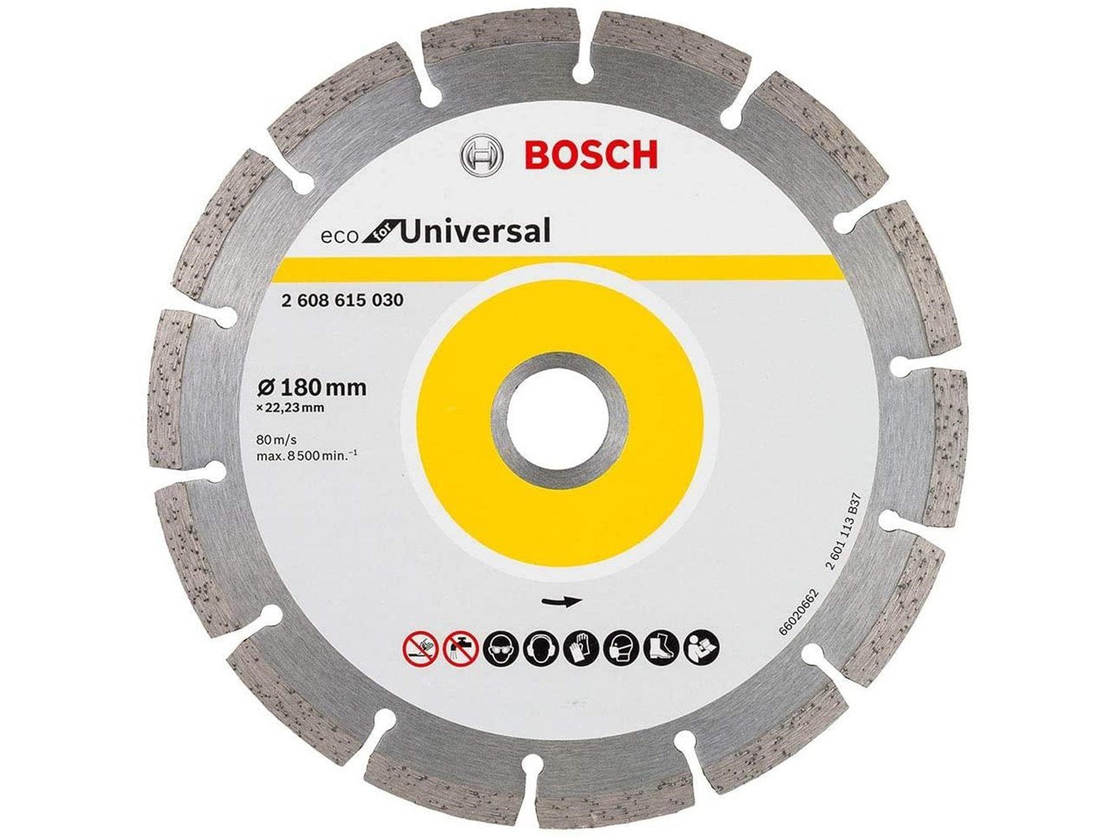Bosch Diamond Cutting Disc 180 x 22.25 mm Eco for Universal
