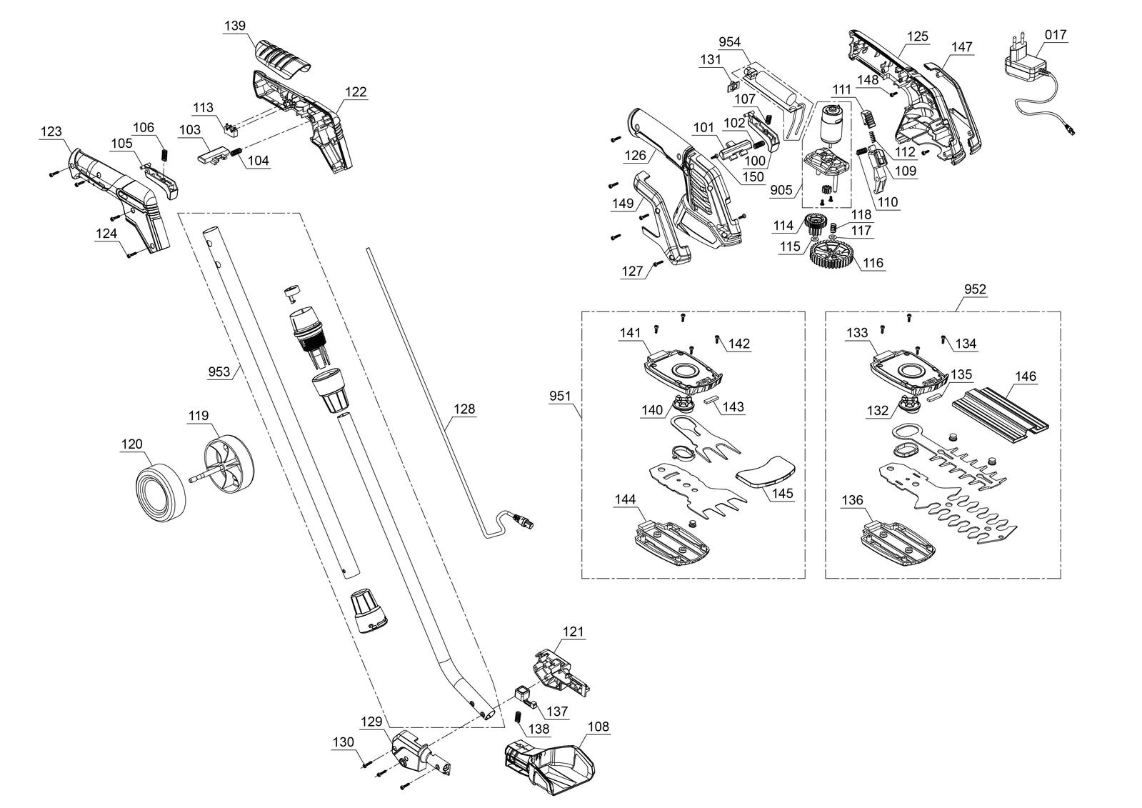 Einhell Akku-Gras- und Strauchschere GC-CG 3,6/70 Li (3410360)