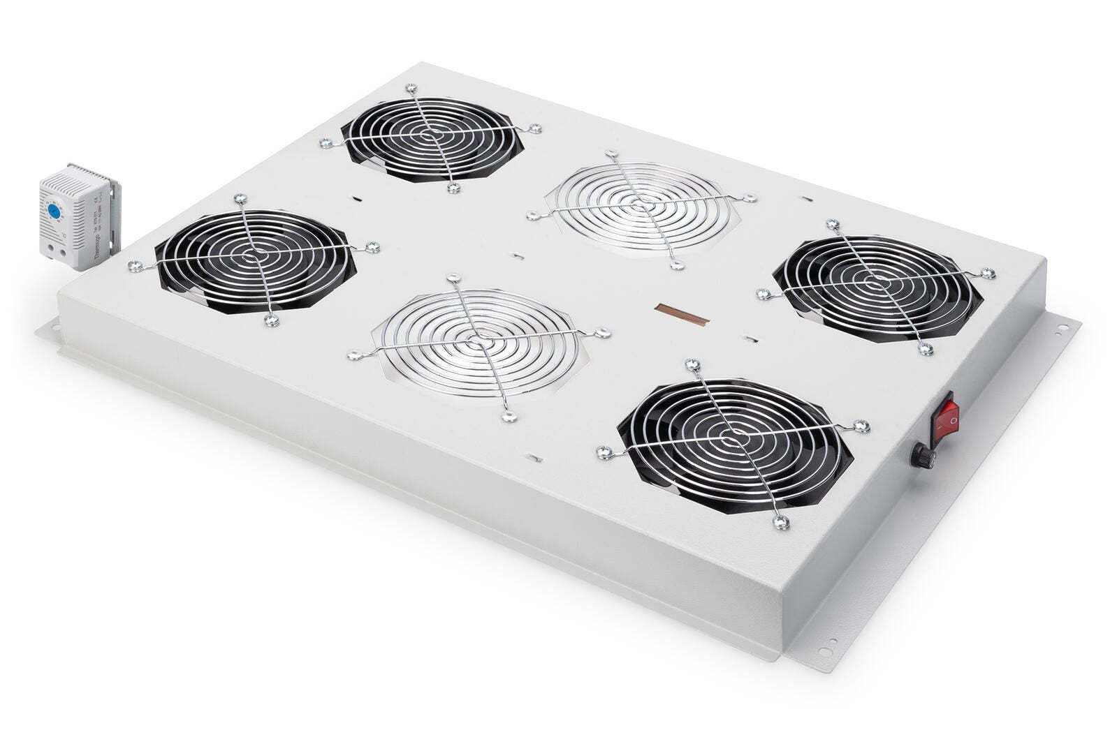 Digitus Dachlüftermodule für 19' Unique Schränke 4 Lüfter RAL7035 grau (DN-19 FAN-4-SRV)
