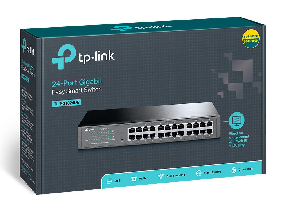 TP-LINK TL-SG1024DE 24-Port-Gigabit-Easy-Smart-Switch