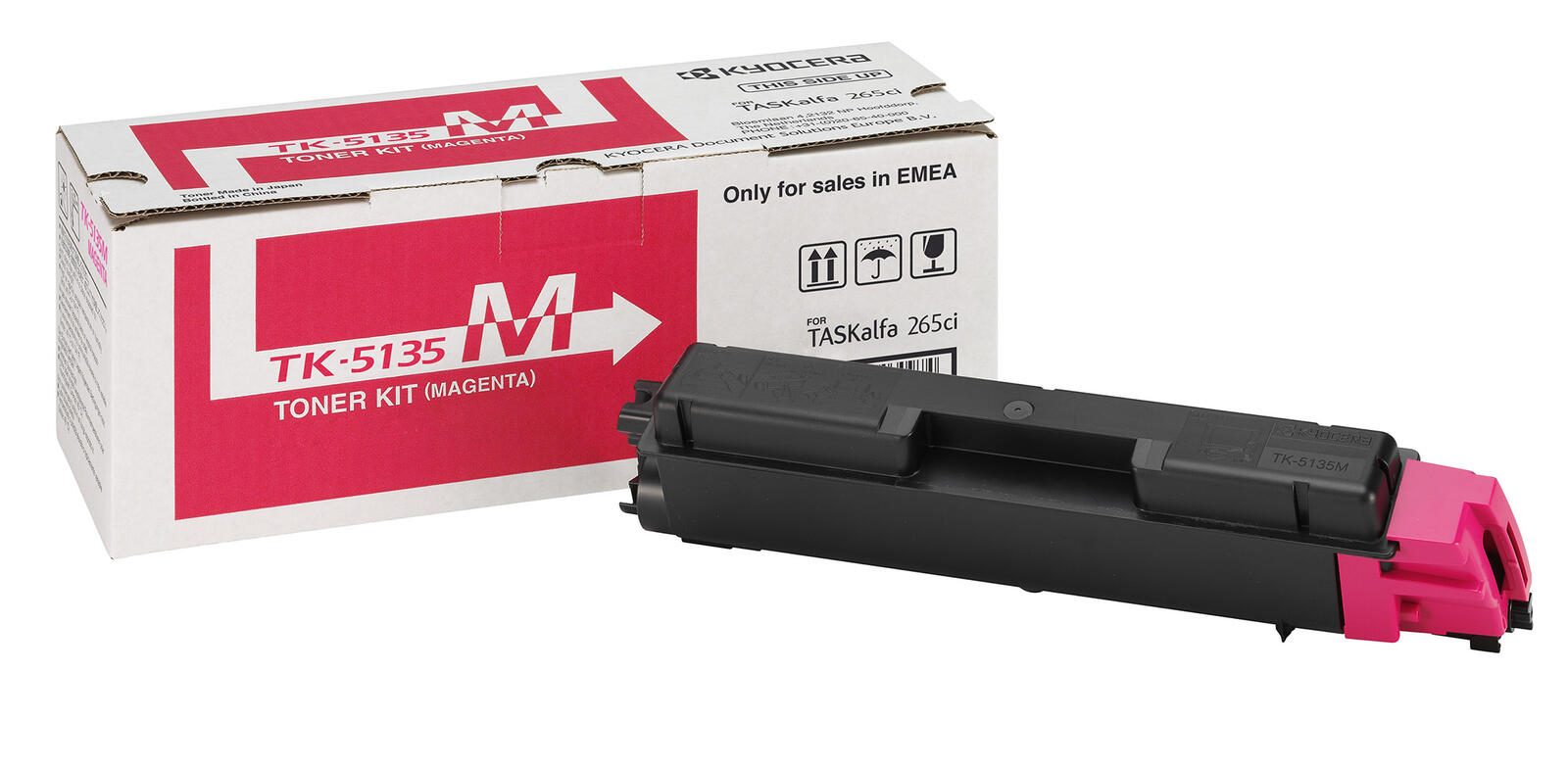 Kyocera Original TK-5135M Toner magenta 5.000 Seiten (1T02PABNL0) für TASKalfa 265ci, 266ci