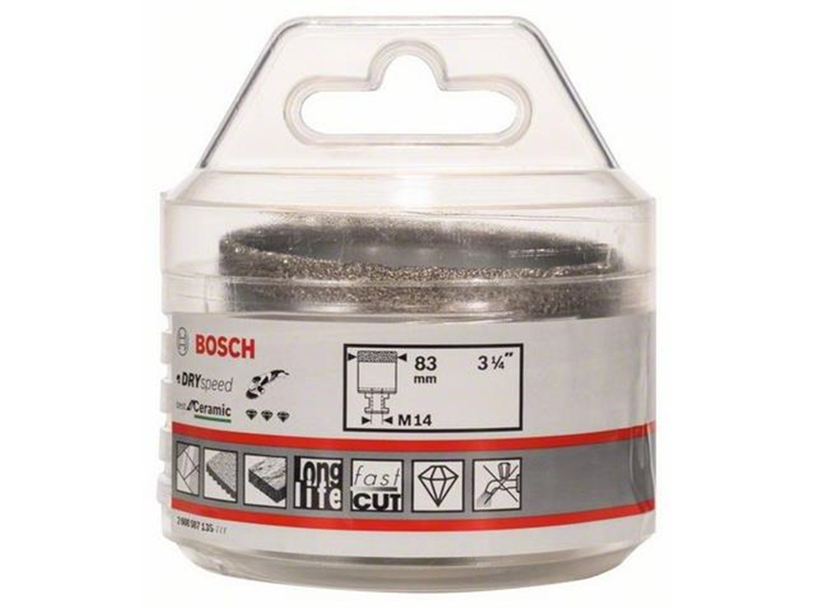 Bosch Dry Speed Diamond Hole Cutter 83 mm