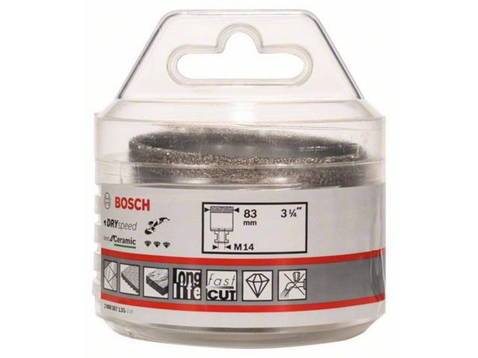 Bosch Dry Speed Diamond Hole Cutter 83 mm