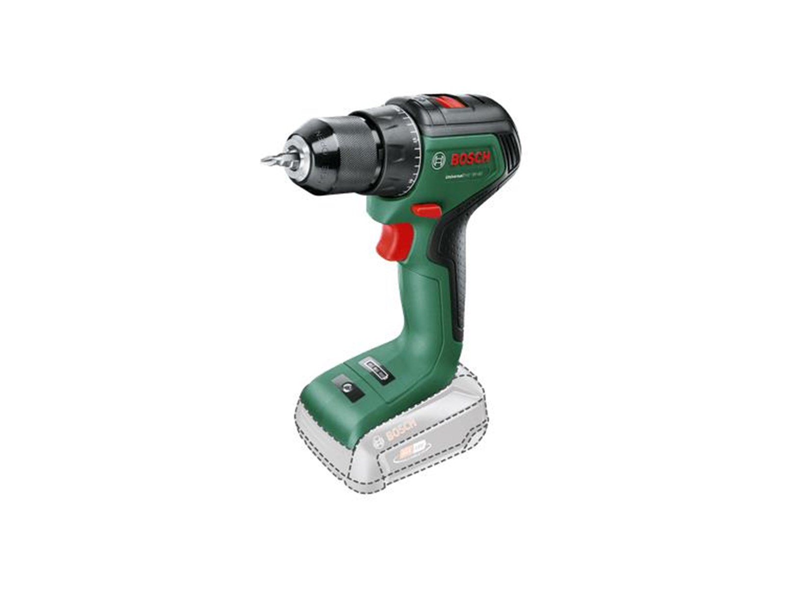 Bosch Cordless Drill Driver UniversalDrill 18V-60 2X2.0AH