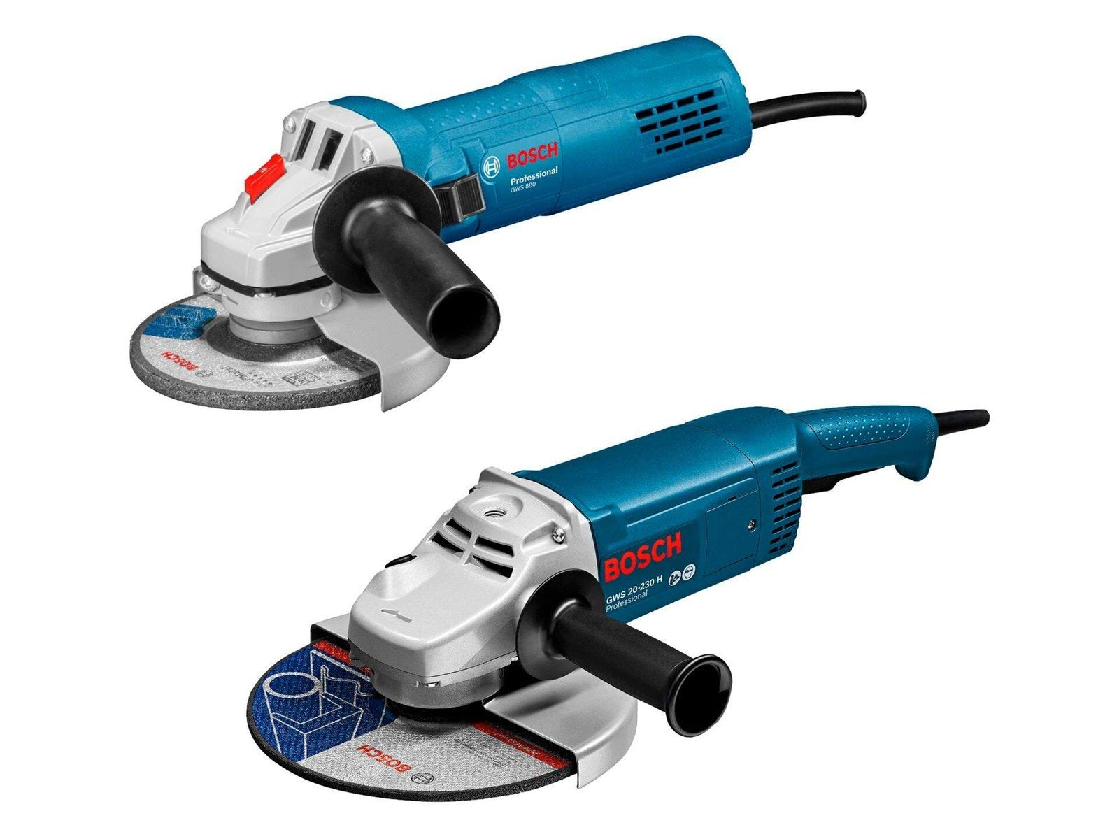 Bosch Professional Angle Grinder Set GWS 20-230 P/GWS 880