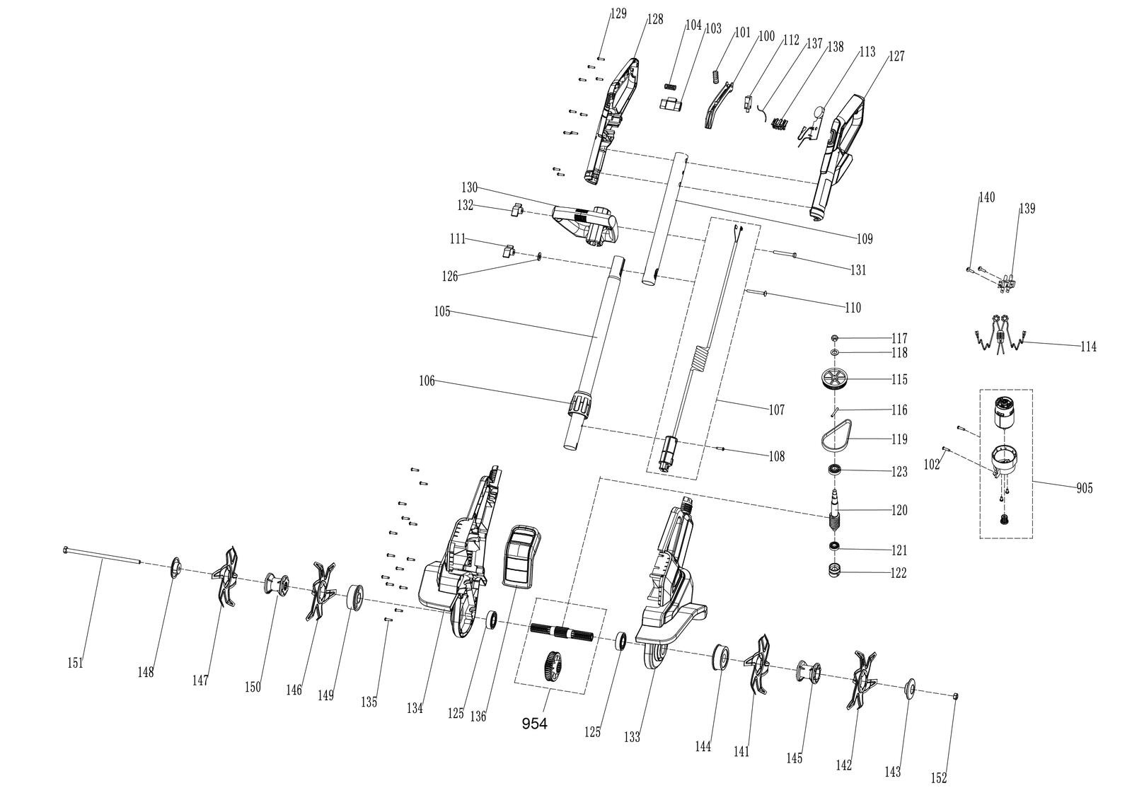 Einhell Akku-Bodenhacke GE-CR 18/20 Li E - Solo (3431210)