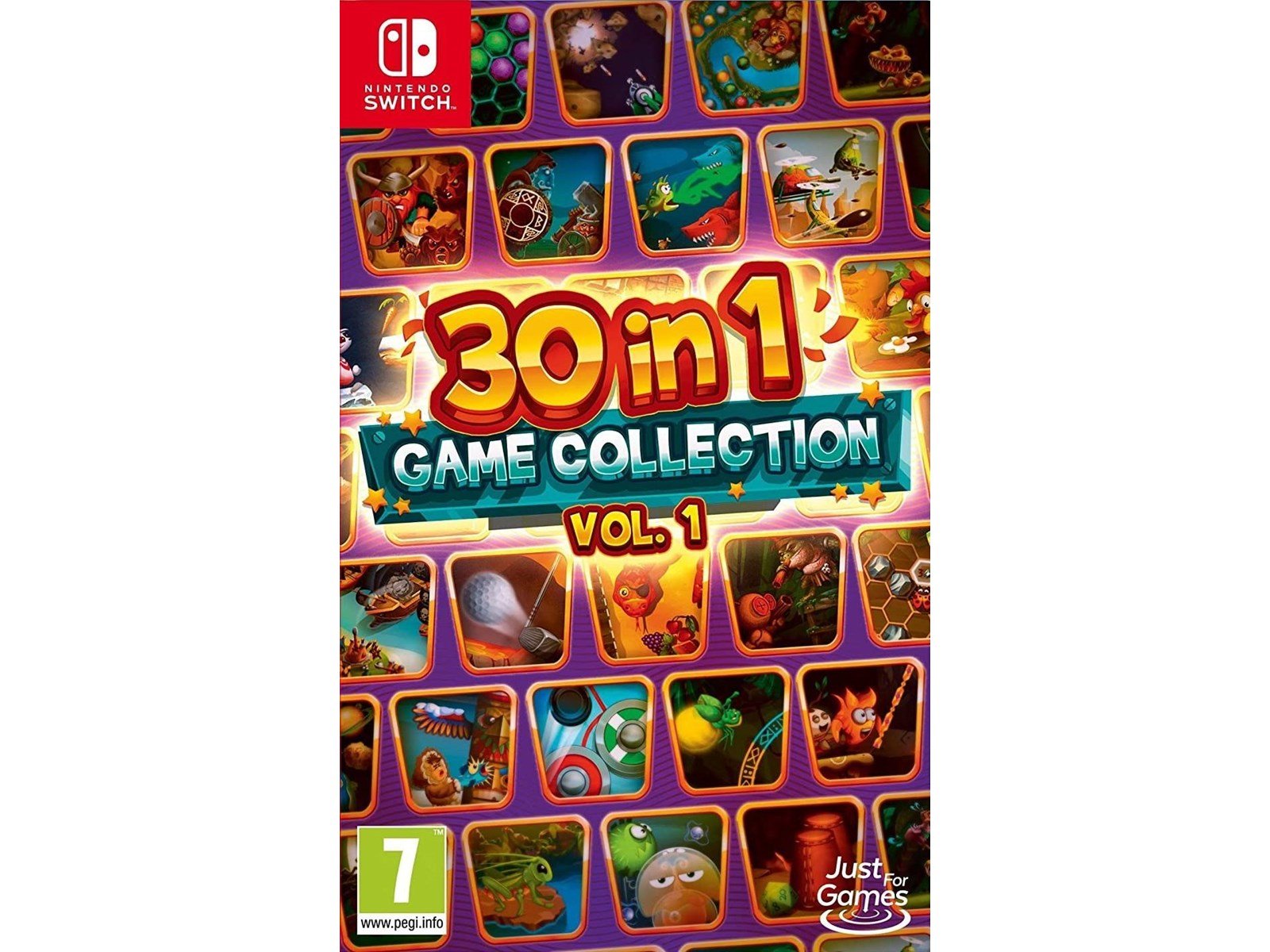 30-in-1 Game Collection: Vol. 1 (Code in a Box) - Nintendo Switch - Party - PEGI 7