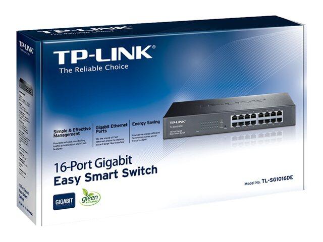 TP-LINK JetStream TL-SG1016DE 16-Port Gigabit Switch