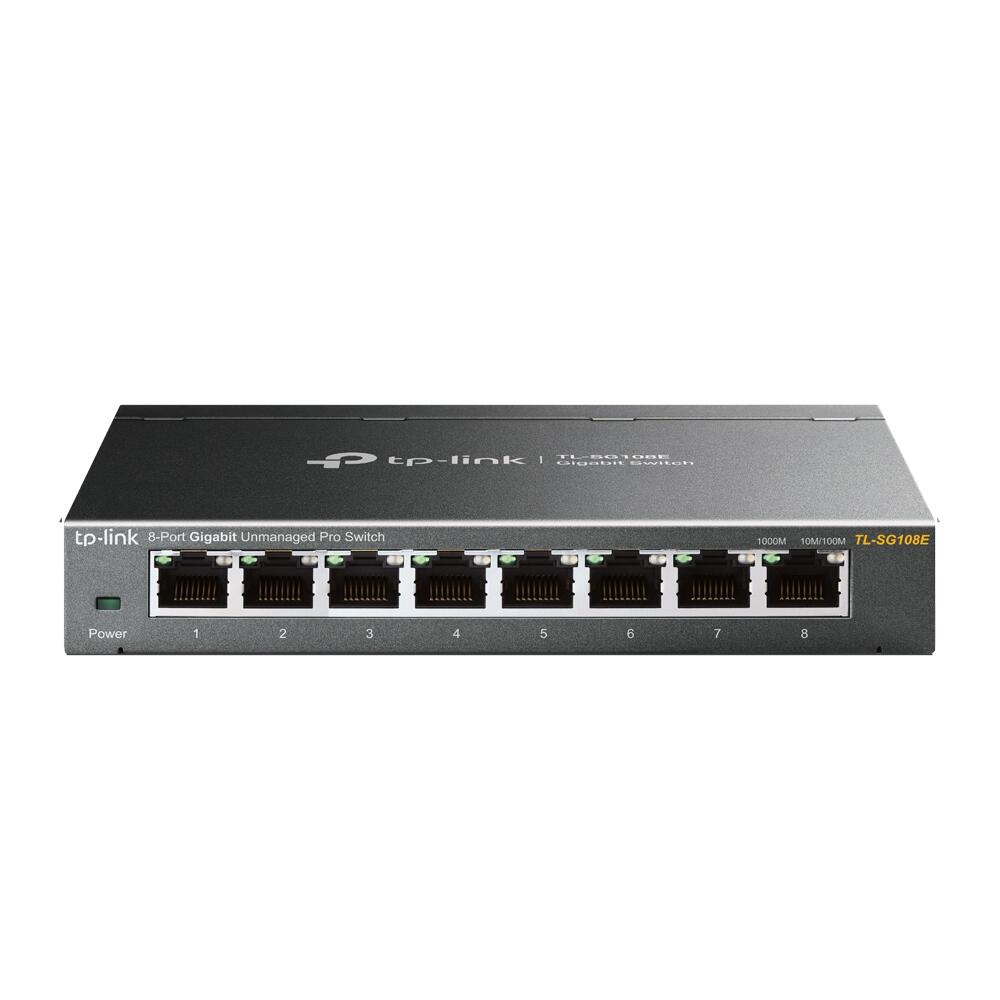 TP-LINK TL-SG108E 8-Port-Gigabit-Unmanaged Pro Switch