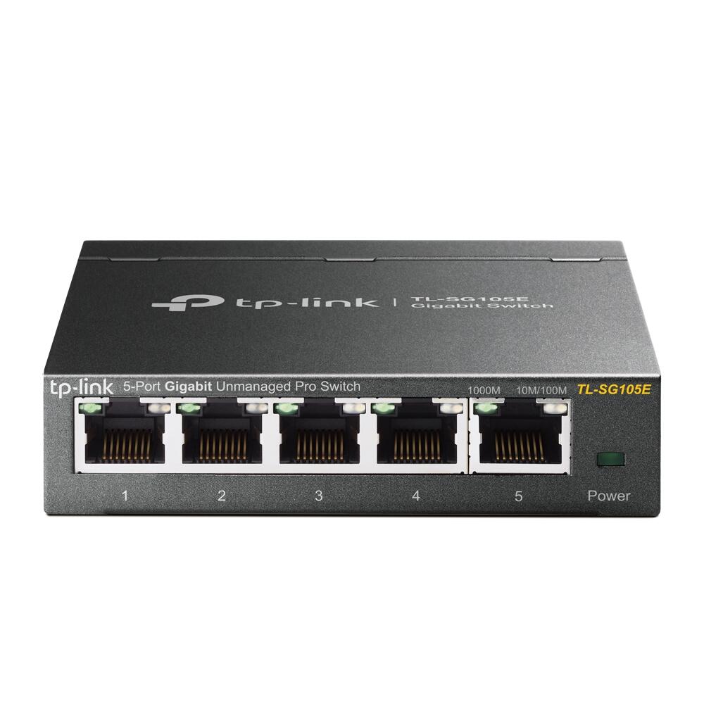 TP-LINK TL-SG105E 5-Port-Gigabit Easy Smart Pro Switch