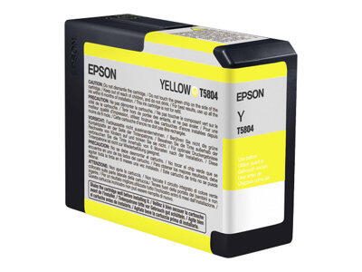 Epson Original T5804 Druckerpatrone gelb 80ml (C13T580400)
