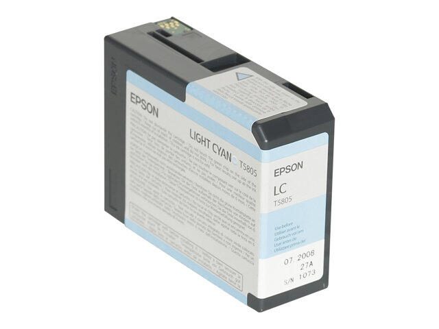 Epson Original T5805 Druckerpatrone cyan hell 80ml (C13T580500)