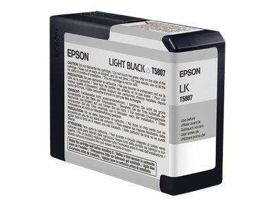 Epson Original T5807 Druckerpatrone schwarz hell 80ml (C13T580700)