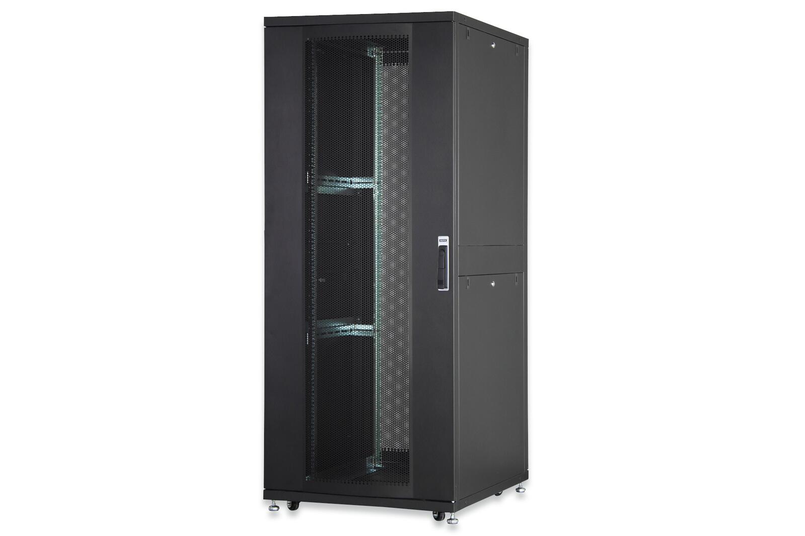 DIGITUS 42HE Serverschrank Professional Unique schwarz 2050x800x1000 mm H x B x T