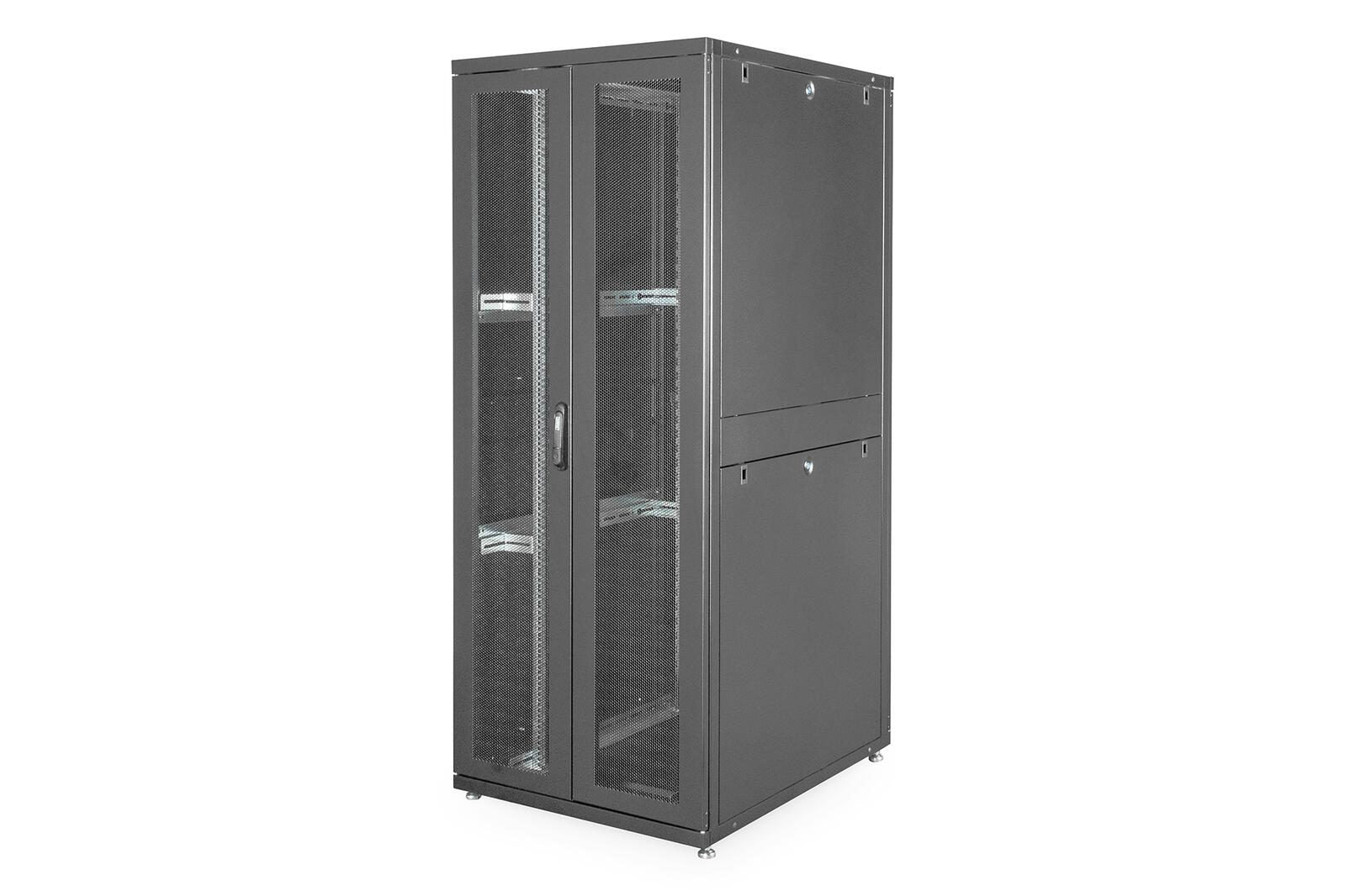 DIGITUS 42HE Serverschrank Professional Unique schwarz 2050x800x1000 mm H x B x T