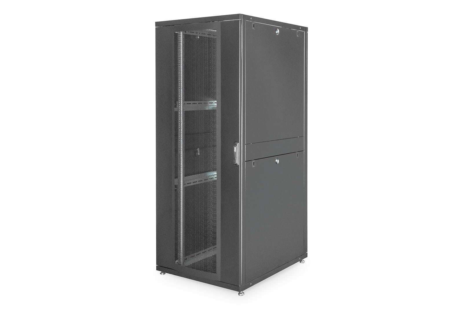 DIGITUS 42HE Serverschrank Professional Unique schwarz 2050x800x1000 mm H x B x T
