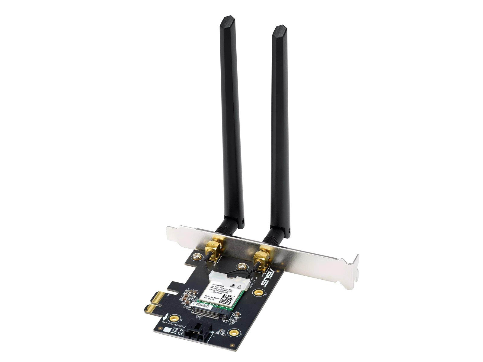 ASUS PCE-AX1800 Dual Band PCI-E WiFi 6 (802.11ax). Bluetooth 5.2 WPA3 network security OFDMA and MU-MIMO
