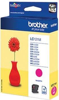 Brother Original LC-121M Druckerpatrone magenta 300 Seiten (LC-121M)