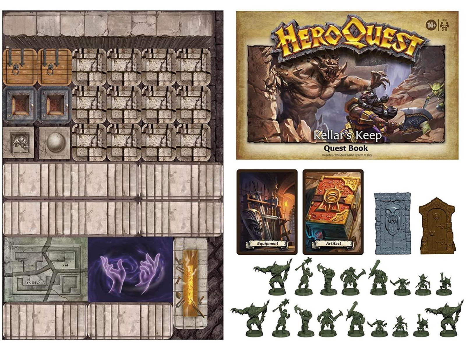 Avalon Hill Heroquest Kellar's Keep Expansion (ENG)