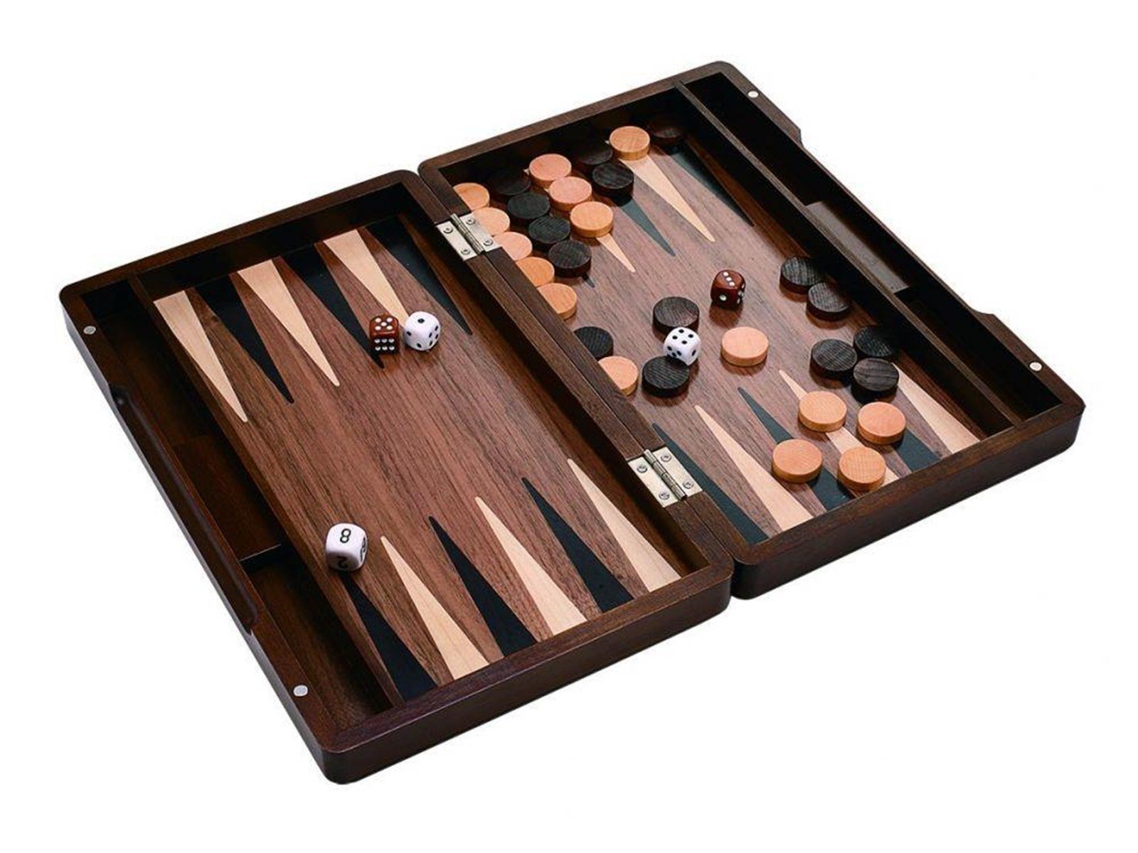 Asmodee Backgammon Wood Small (12')