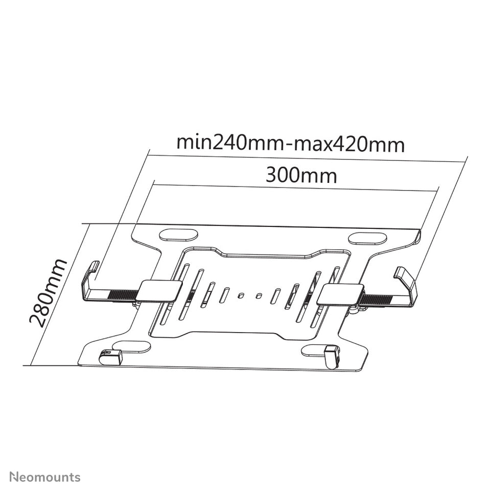 Neomounts MLS Notebook/Telefon VESA     schwarz