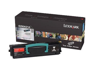 Lexmark Original Toner Standard Variante - E250 schwarz 3500 Seiten (E250A21E)