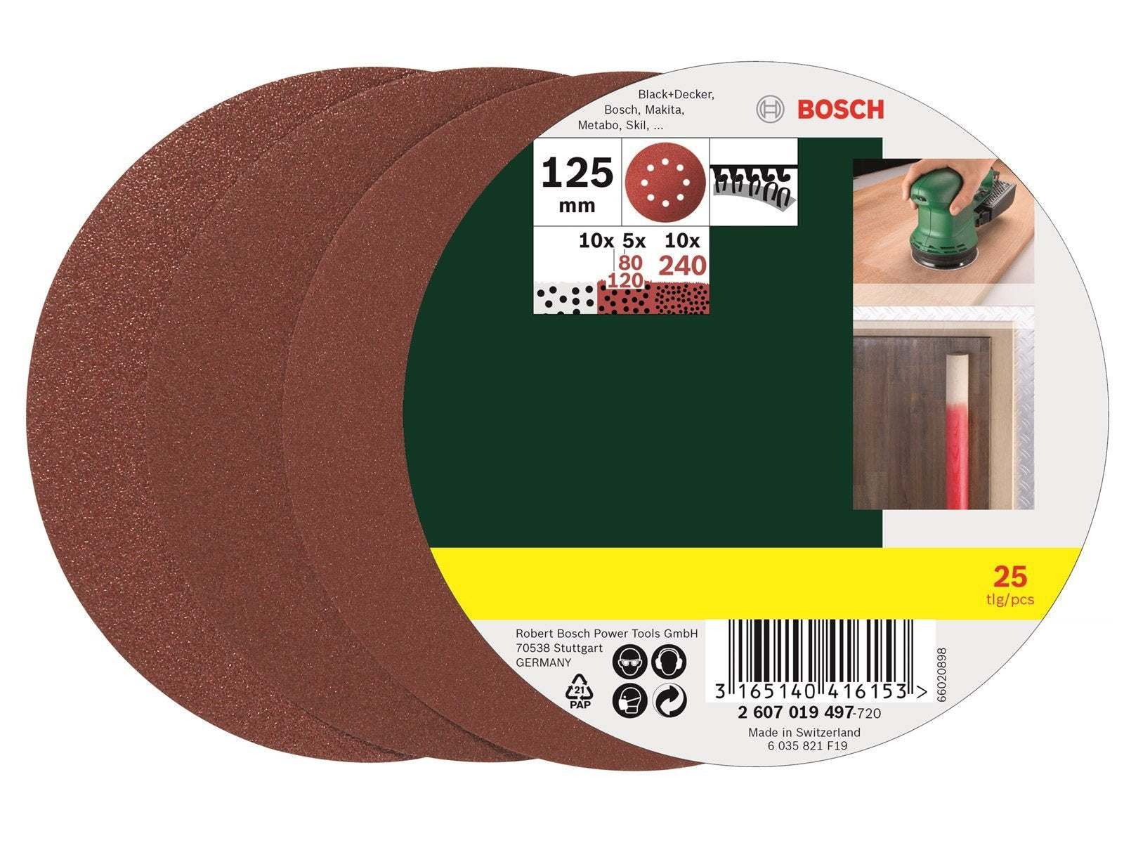 Bosch Sandpapirssæt