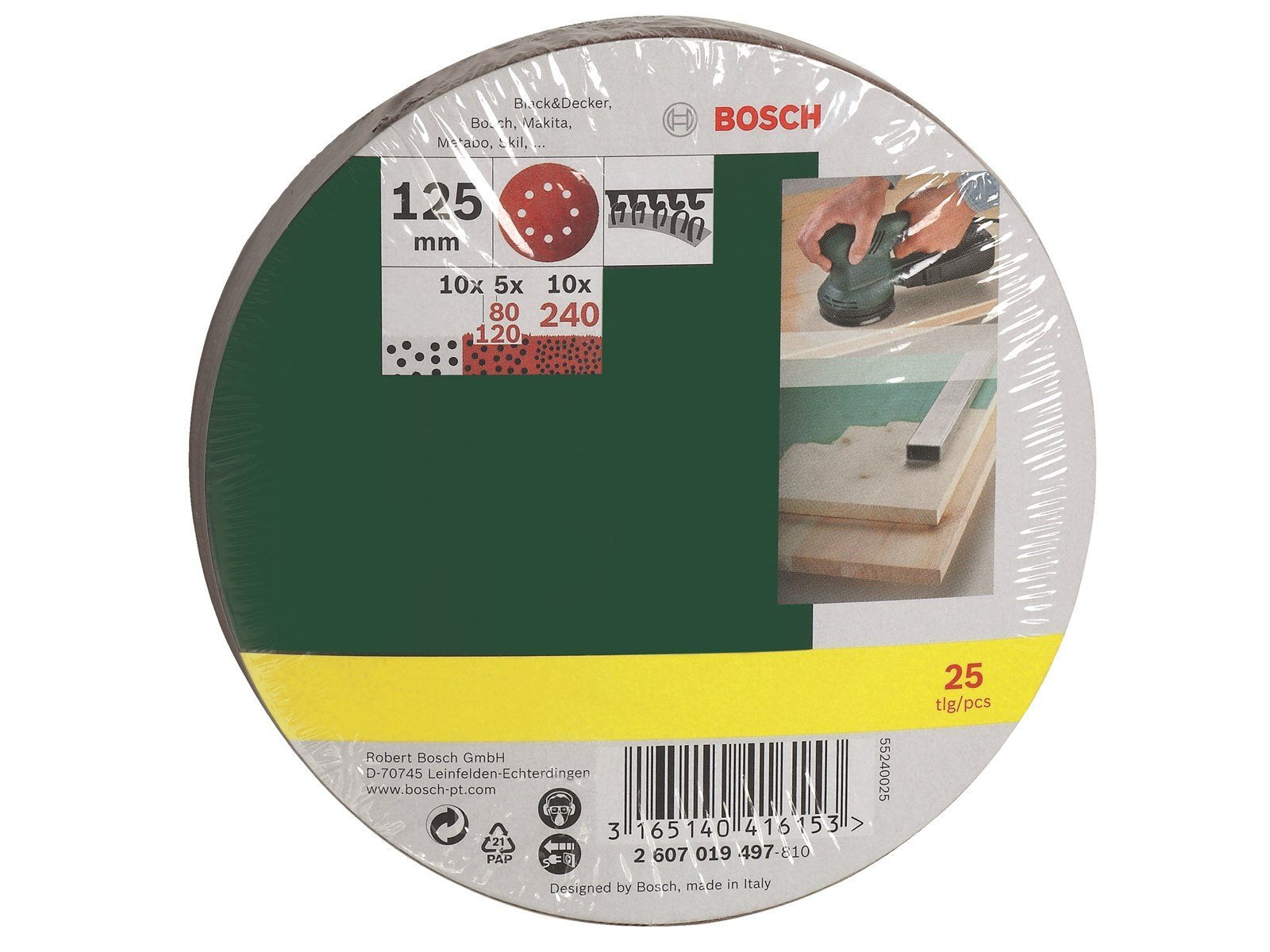 Bosch Sandpapirssæt