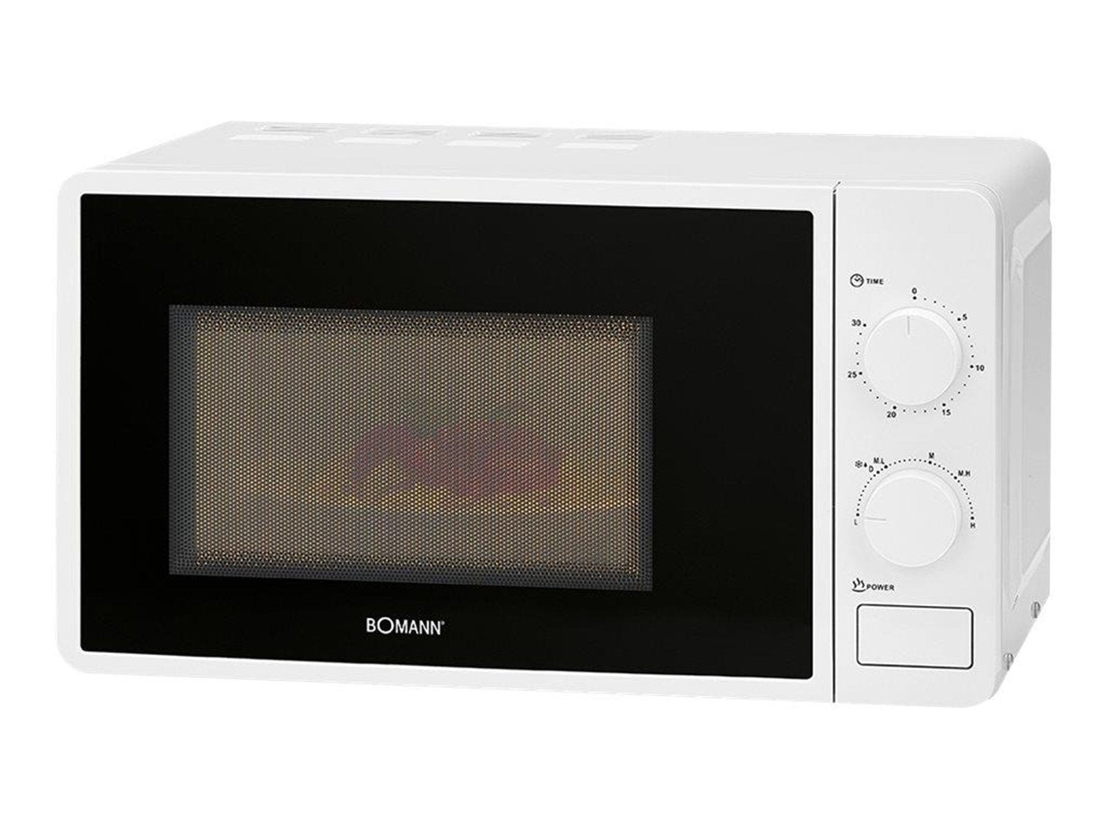 Bomann MW 6014 CB - microwave oven - freestanding - white