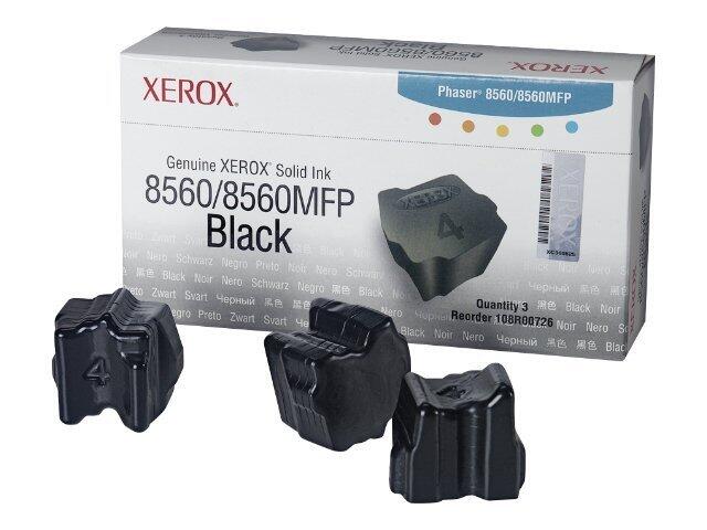 Xerox Original Druckerpatrone 3er Pack schwarz 3.000 Seiten für Phaser 8560 (108R00726)