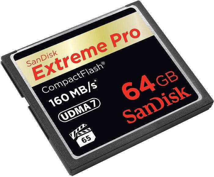 SanDisk Extreme PRO CompactFlash Speicherkarte 64GB